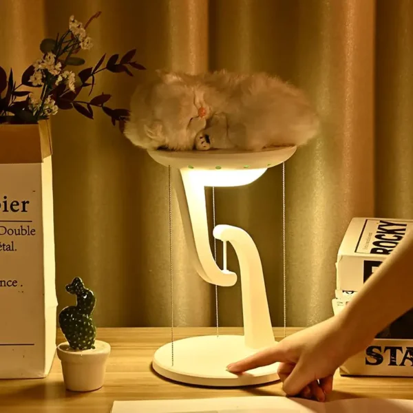 شارژر وایرلس معلق WIERLESS CHARGE SMART LED DESK LAMP - تصویر 4