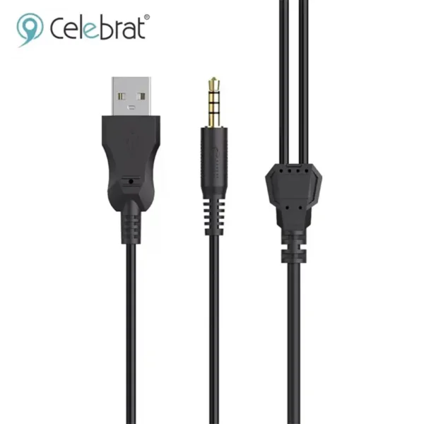 هدفون گیمینگ سلبریت مدل CELEBRAT GM-3 - تصویر 3